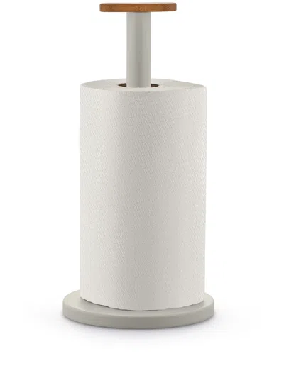 Alessi Mattina Kitchen Roll Holder In Grey