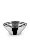 Alessi Maya Round Basket In Silver