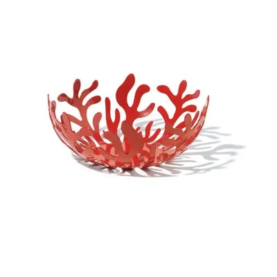 Alessi Mediterraneo Fruit Holder In Red