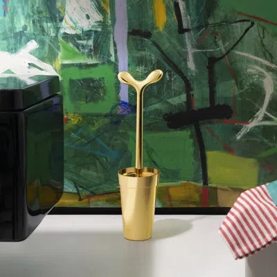 Alessi Merdolino Gold Toilet Brush