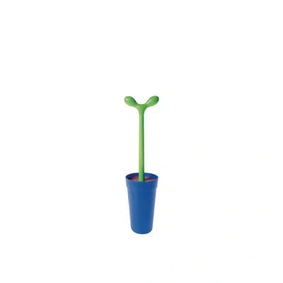 Alessi Merdolino Toilet Brush In Blue