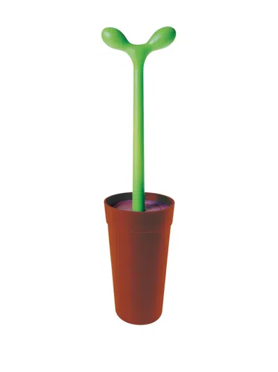 Alessi Merdolino Toilet Brush In Green
