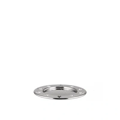 Alessi Mini Girotondo Glass Coaster In Silver
