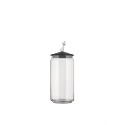 Alessi Miòjar Jar For Cat Food In Black