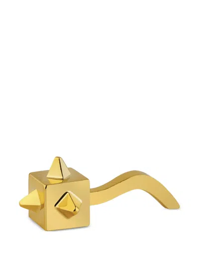 Alessi Miracolata Studded-embellishment Figure (3.50cm X 4.60cm) In Gold