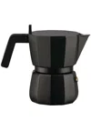 Alessi Nocolor Moka Cast Aluminium Espresso Coffee Maker 15.5cm In Black