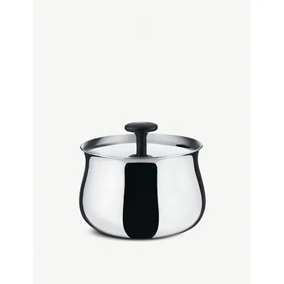 Alessi Nocolor Nf03 Stainless Steel Sugar Bowl In Pattern