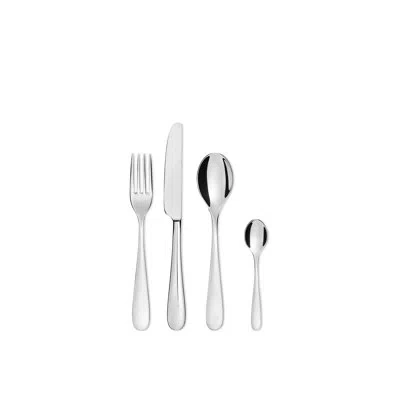 Alessi Nuovo Milano Cutlery In Satin,monobloc