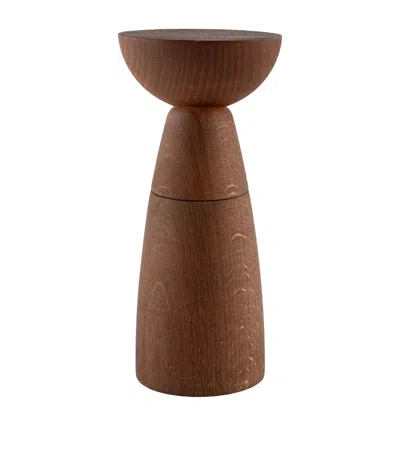 Alessi Oaxaca Salt, Pepper And Spice Mill In Brown