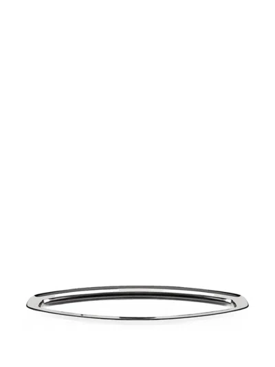 Alessi Oval Fish Platter In Silver