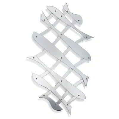 Alessi Pescher Extensible Trivet In Silver