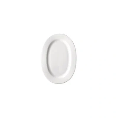 Alessi Platebowlcup Oval Serving Plate In White