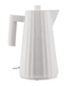 Alessi Plisse 1.8 Quart Electric Water Kettle In White