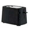 Alessi Plisse 2 Slice Toaster In Black