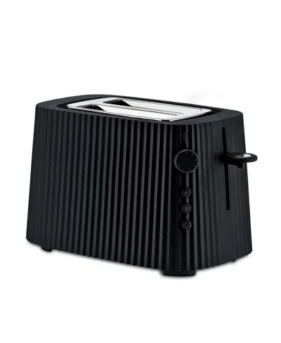 Alessi Plisse 2 Slice Toaster In Black