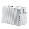 Alessi Plisse 2 Slice Toaster In White