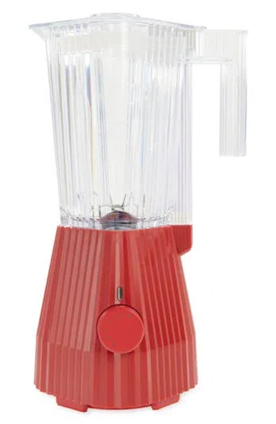 Alessi Plissé Blender In Red