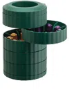 Alessi Plisse Capsule Dispenser In Grün