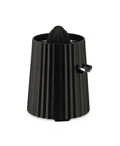 Alessi Plisse Electric Citrus Squeezer In Black