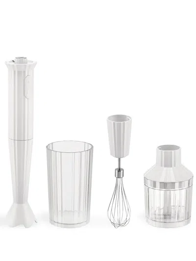 Alessi Plissé Electric Hand Mixer In White