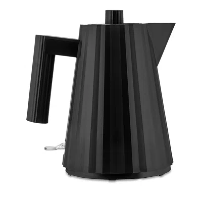 Alessi Plisse 1.8 Quart Electric Water Kettle In Black