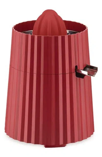 Alessi Plissé Electric Tea Kettle In Red