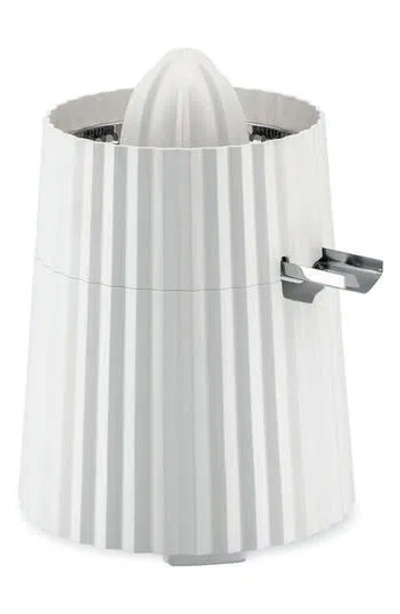 Alessi Plissé Electric Tea Kettle In White