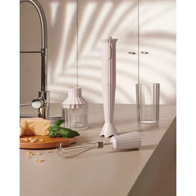 Alessi Plissé Hand Blender In White