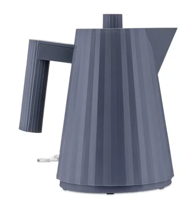 Alessi Plissé Kettle In Blue