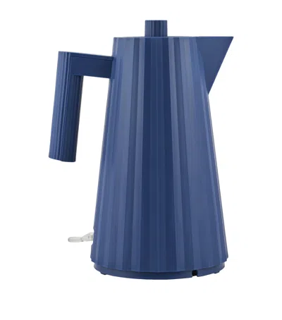 Alessi Plissé Kettle In Blue