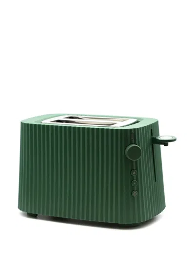 Alessi Plissé Matte Toaster In Green