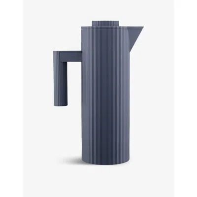 Alessi Plissé Mdl12 Double-walled Thermoplastic-resin And Glass Jug 1l In Nocolor