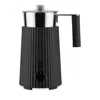 Alessi Plissé Induction Milk Frother In Black