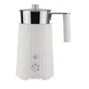 Alessi Plisse Milk Frother In White