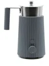 Alessi Plissé Multi-function Milk Frother In Blue