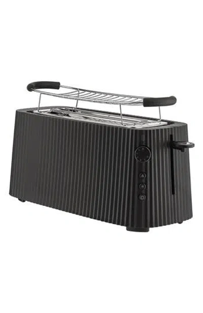 Alessi Plissé Toaster In Black