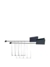 Alessi Plissé Triple Toaster Rack In Blue