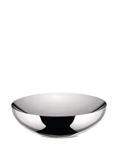 Alessi Polished Steel Bowl In Silver