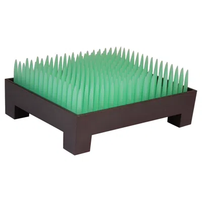 Pre-owned Alessi Postmodern Bakelite "liberte" Letter Holder By Philippe Starck For  In Green