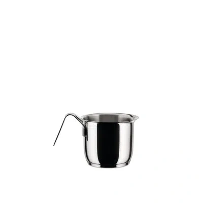 Alessi Pots&pans Milk Boiler In Silver