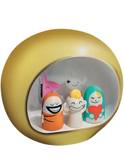 Alessi Gold Porcelain Crib Set