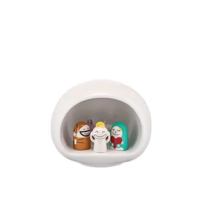 Alessi Presepe Crib Set In White