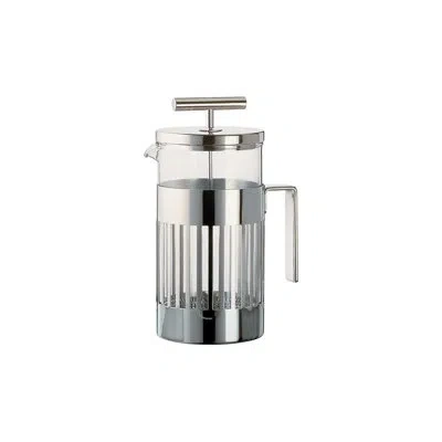 Alessi Press Filter Coffee Maker In Sliver