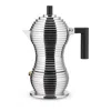 Alessi 3 Cup Stovetop Coffeemaker By Michele De Lucchi In Silver