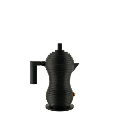 Alessi Pulcina Espresso Coffee Maker In Black