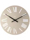 Alessi Roman-numeral Clock In Grau