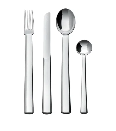 Alessi Rundes Modell 24-piece Cutlery Set In Purple