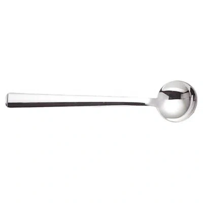 Alessi Rundes Modell Stainless Steel Teaspoon In Silver