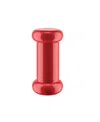 Alessi Ettore Sottsass Beech-wood Salt And Pepper Castor 15cm In Red