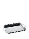 Alessi Scalloped-edge Handle Tray In Silver